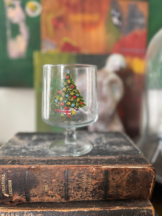 CLEARANCE - Large Christmas Cocktail Glass