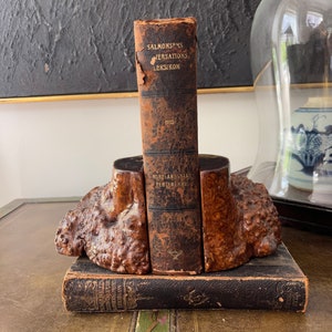 Vintage Burl Wood Bookends