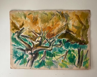 Vintage Abstract Watercolor