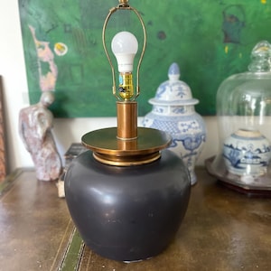 Vintage Royal Haeger Oversized Round Lamp