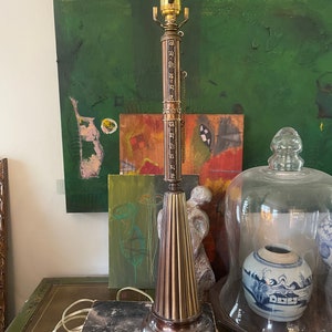 Vintage Frederick Cooper Copper Metal Asian Buffet Lamp