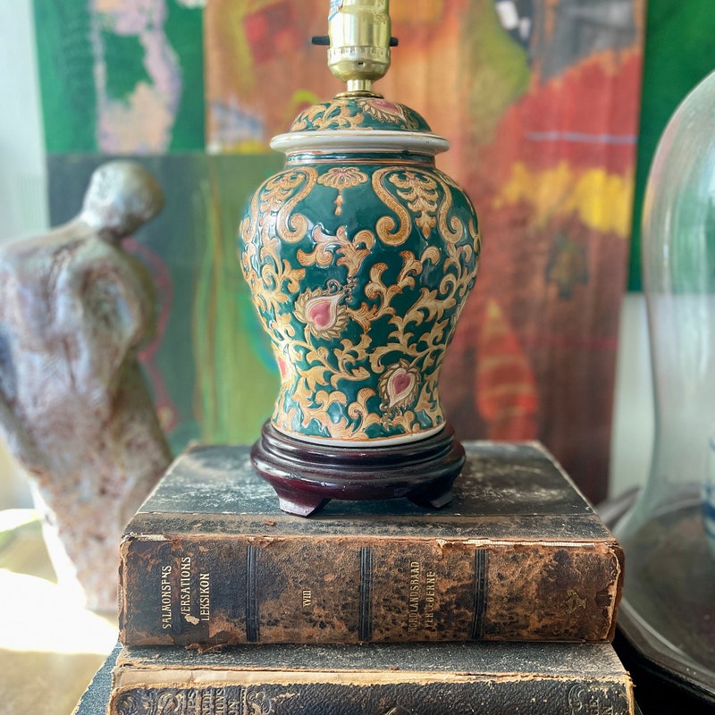 Chinoiserie Lamp - Etsy