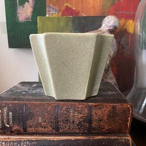MCM Seafoam Green Haeger Planter