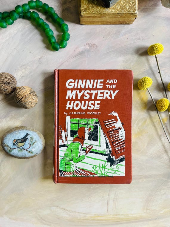1957 Ginnie and the Mystery House Vintage Children's Book