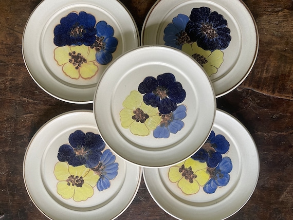 Denby Stoneware Plate - Handcrafted In England, Blue Glaze, Oven & Dishwasher Safe (18.5cm) - View #6