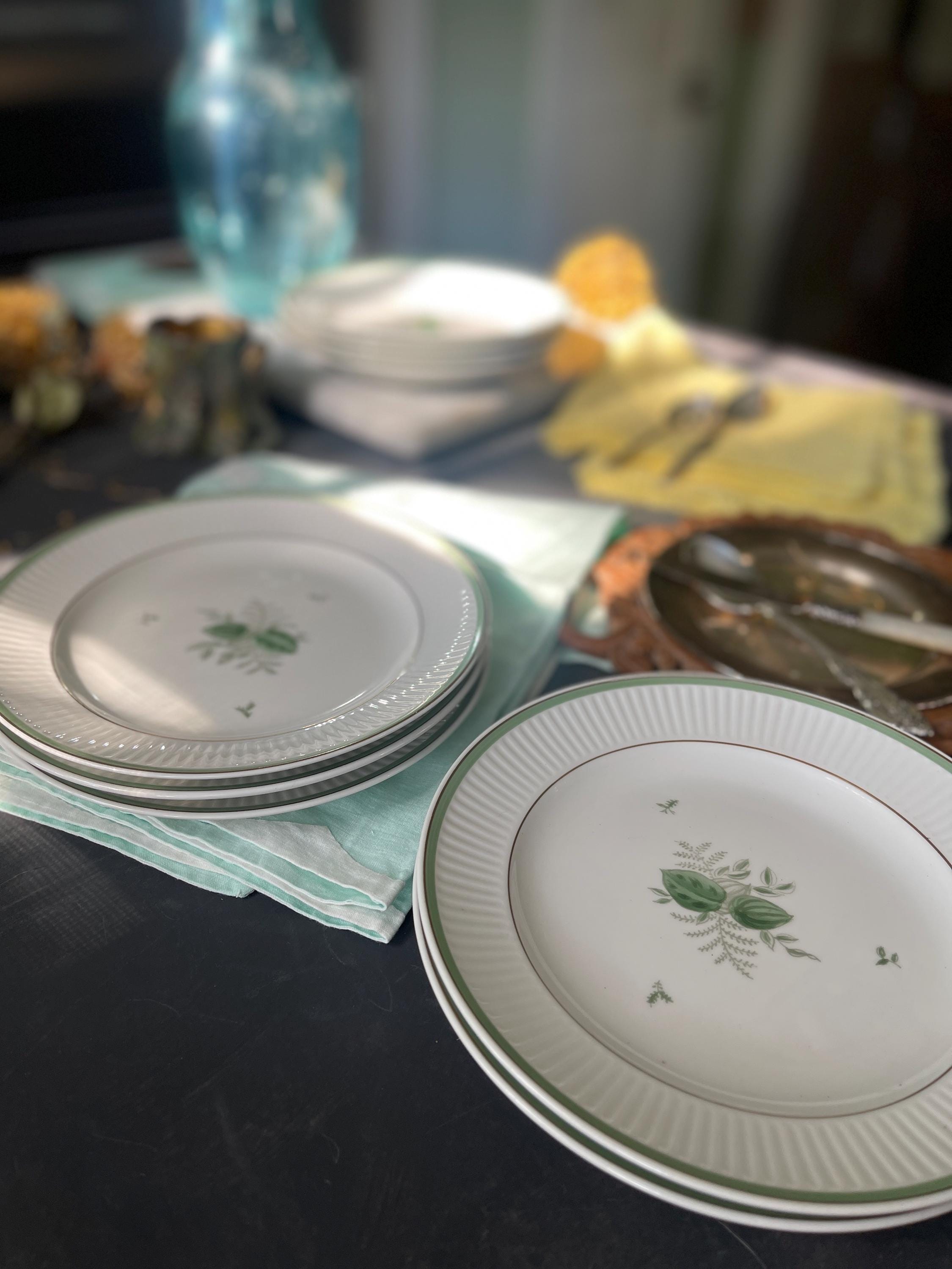 Green Angular Dinner Set Royal Copenhagen Set