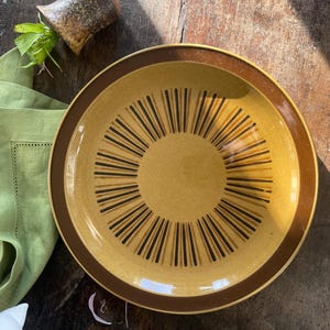 MCM Stoneware Ekco Eterna Canoe Round 12” Platter