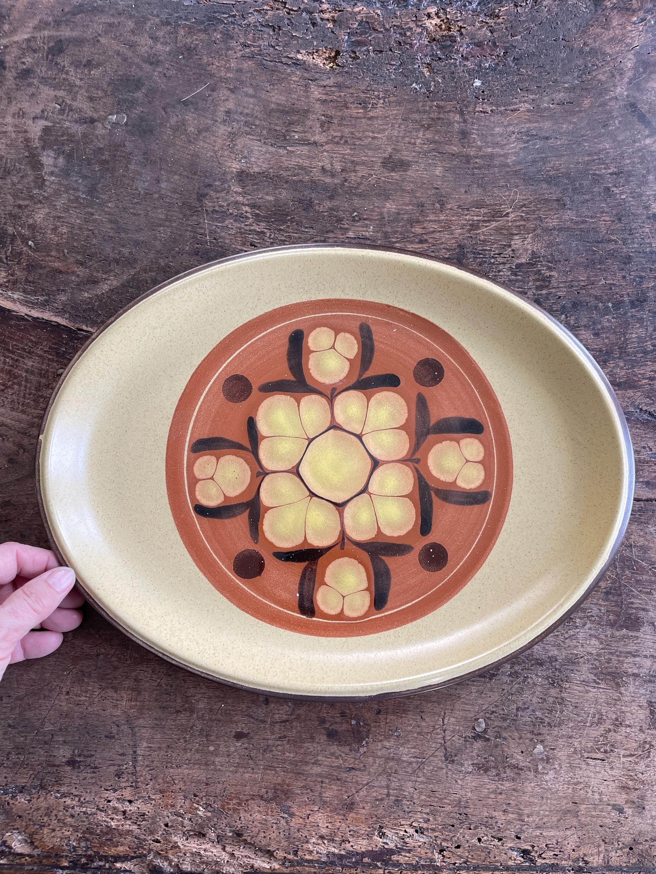 Vintage Japanese Noritake Folkstone in Safari Stoneware Platter - Etsy