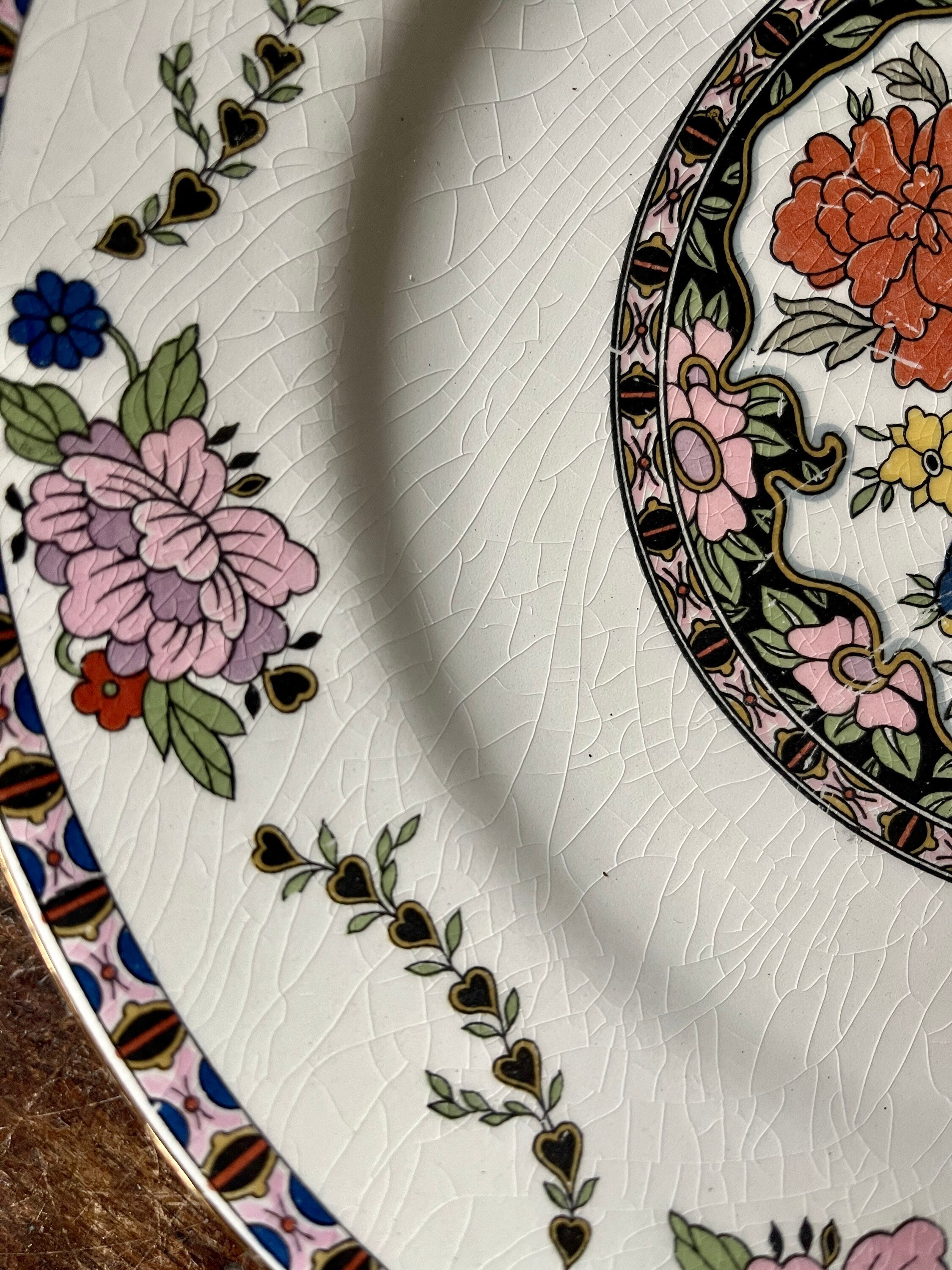 Set of Four (4) Vintage Indian Tree Pattern by J & G Meakin Hanley ...