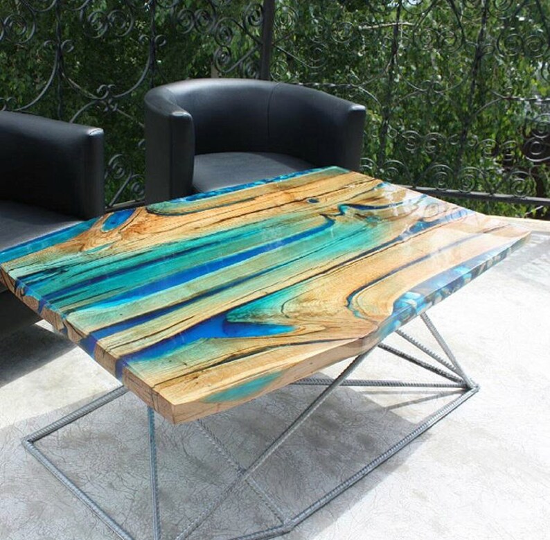 Époxy et table en bois Etsy