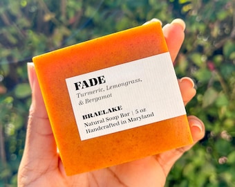Fade | Turmeric with Bergamot & Lemongrass Bar Soap