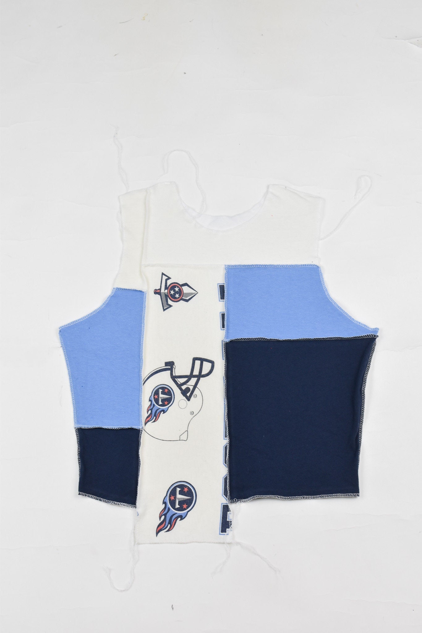 Upcycled Dodgers Scrappy Tank Top - Tonguetied Apparel