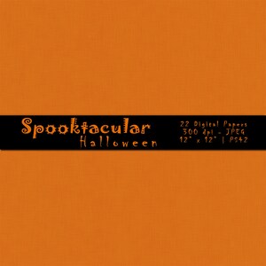 Halloween Paper, Digital Halloween, Orange and Black Paper, Purple ...
