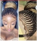 Nigerian African Braids Ready to Wear Wigs GHANA Weave Long Hair Wig Braids 