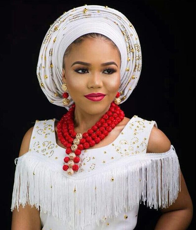 Women Ready to Wear Occasion Head Gear 'gele' With Etsy UK