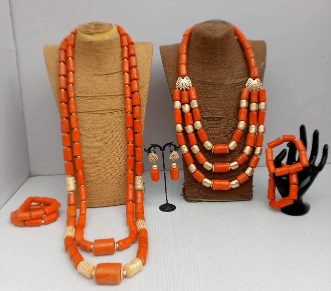 Gorgeous Coral Beads in Benin or 