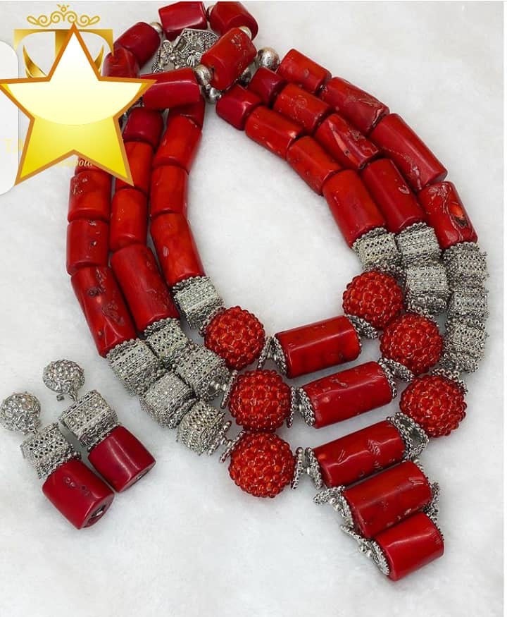 Africa Nigeria Bead Traditional Edo Igbo Three piece Original Etsy