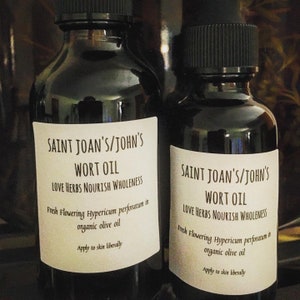 Oil of Saint Joan&#39;s/John&#39;s Wort