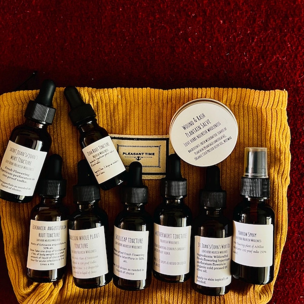 Botiquín de primeros auxilios/de viaje a base de hierbas