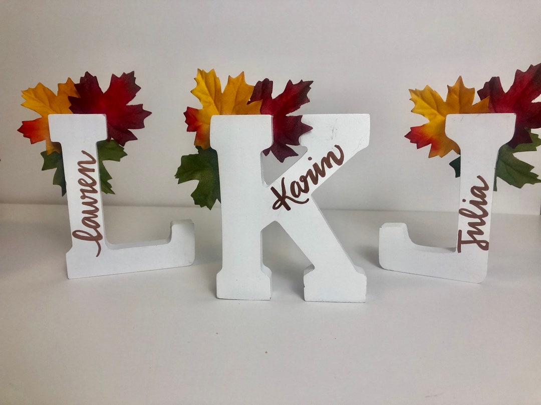 Sample Letters Table Letter Table Settings - Etsy