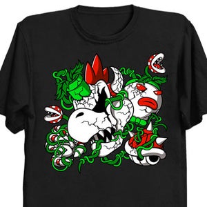 Crumbling Dry King Videogame T-Shirt