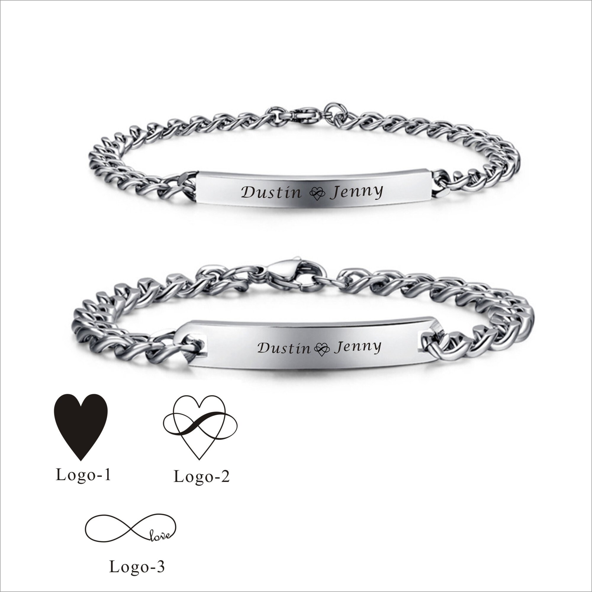 Regalo San Valentino per Lui Lei Bracciale San Valentino Coppia Bracciali  Regalo Anniversario Compleanno Idee Regali San Valentino Uomo Donna  Romantico Regalo Coppia Moglie Marito Fidanzata Fidanzato : .it: Moda