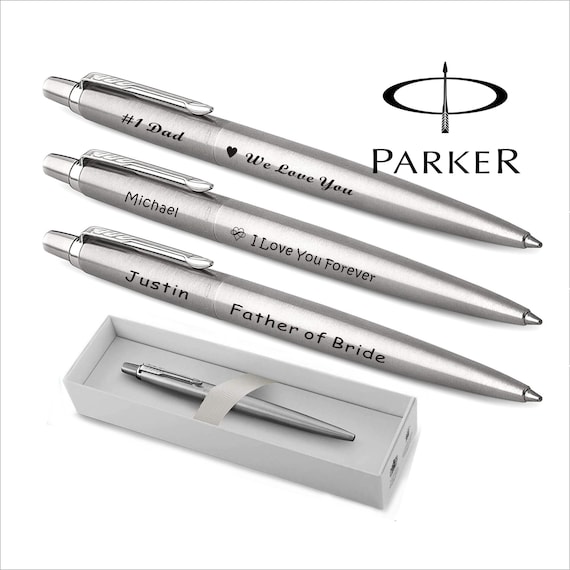  Parker Jotter Ballpoint Pen - Stainless Steel - Medium Point