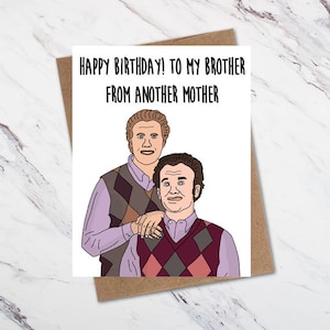 Tarjeta de cumpleaños del hermanastro