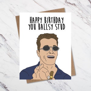 Carte d'anniversaire d'Arnold Schwarzenegger