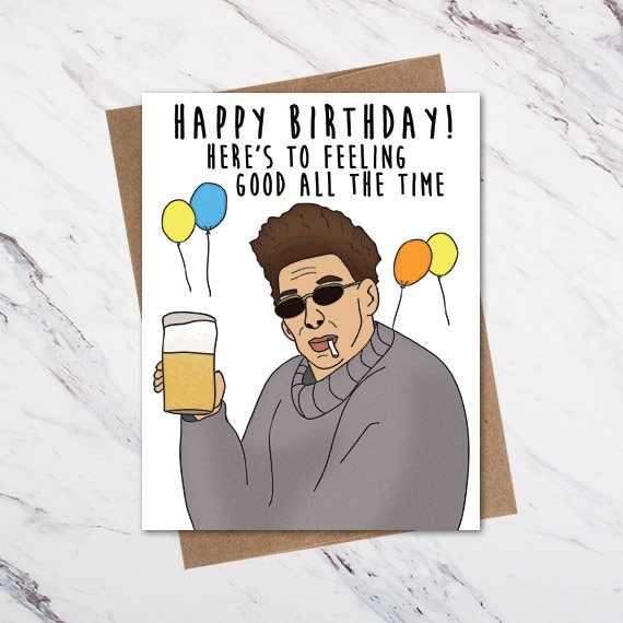 Kramer Birthday Card - Etsy