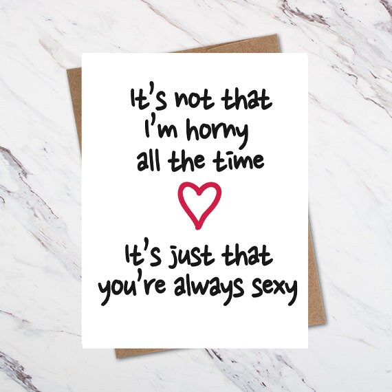 Funny Valentine Card, Valentine for GF or BF, Cute Valentine