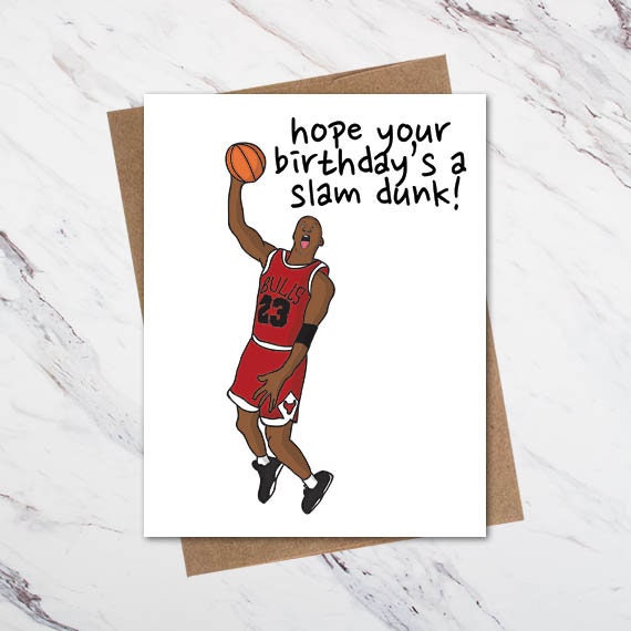 Carte Danniversaire De Michael Jordan Carte Danniversaire Etsy Carte Danniversaire De Michael Jordan Carte Danniversaire Etsy