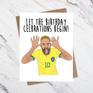 Neymar Jr. Birthday Card