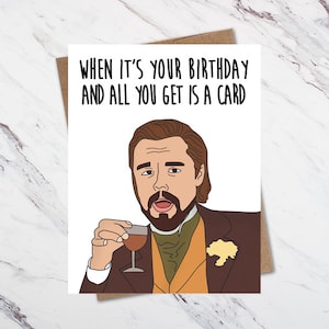 Carte d'anniversaire Lion Meme, Buvez trop d'anniversaire, Carte d'anniversaire Meme