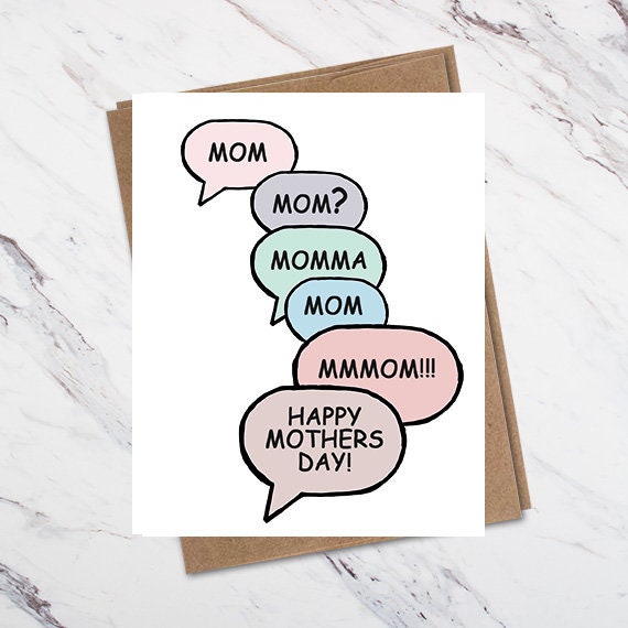 Mother's Day Card, Funny Mother's Day Card