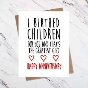 Rude Anniversary Card, Funny Anniversary Card