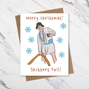 Carte de Noël drôle, carte de vacances de Noël, Cousin Eddie