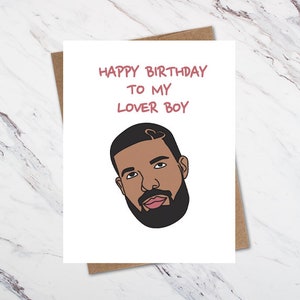 Carte d'anniversaire Drake