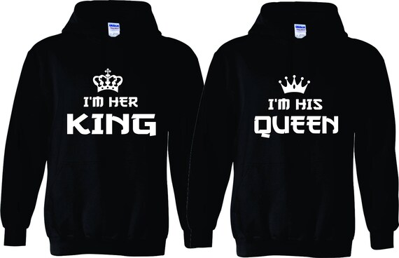 I'm her King I'm his Queen matching couples Hoodies I'm her King I'm his Queen matching couples Hoodies