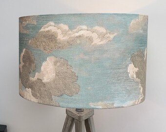 Designers Guild dreamy CLOUDS Lampshade - handmade in Devon