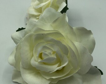 Items Similar To White Anemone Flowers In Tall Glass Vase Silk