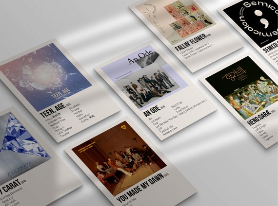 SEVENTEEN Album Covers Digital Kpop Wall Print / Aesthetic - Etsy
