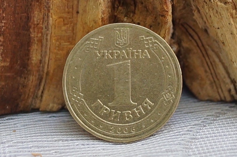 one hryvnia non-standard coin coin of Ukraine coin coins Rare coin of Ukraine collection of old coins old coins Yaroslav the Wise