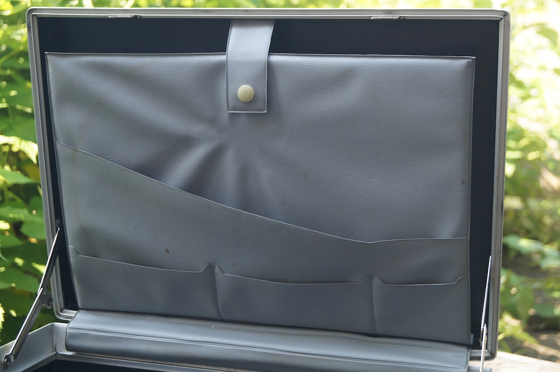 Vintage Briefcase Retro Soviet Bag Old Plastic Briefcase Etsy