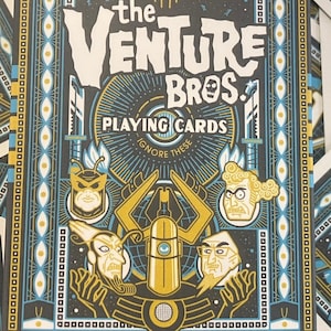 Cartas de Baralho Venture Bros | Pacotes múltiplos. Código Promocional: VENTUREBROS | Edição Limitada: 200