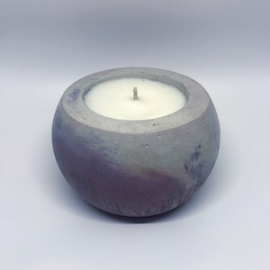 Sphere Cement Container Soy Wax Candle