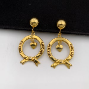 MOSCHINO Vintage Ring Drop Earrings