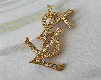 美品 イヴ・サンローラン フラワー ブローチ ゴールド ヴィンテージ Yahoo!オークション -「ysl ブローチ」(イヴ・サンローラン) (い