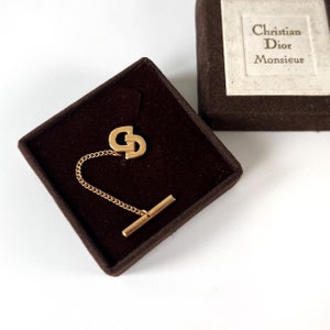CHRISTIAN DIOR Vintage CD Logo Pin