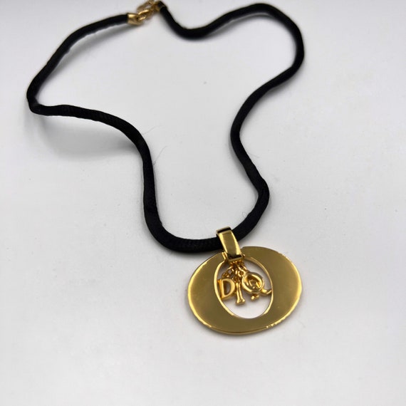 Christian Dior Vintage Dior Charm Gold 